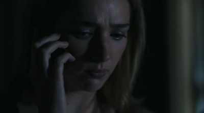 Woman's voice:
Your call has been forwarded - The Wizard of Lies