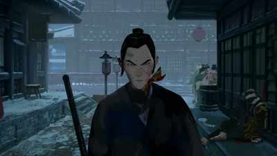-[women grunting]
-[Boss Hamata groaning] - BLUE EYE SAMURAI