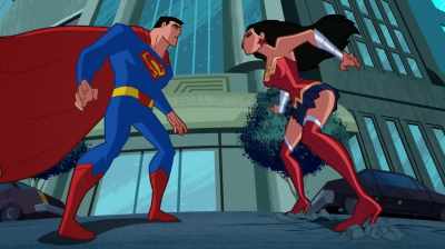 (WONDER WOMAN STRAINING) - Justice League Action
