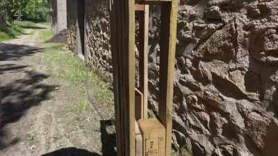 Wonderful thing about pallets
is you tend to get them - Escape to the Chateau: Make Do & Mend
