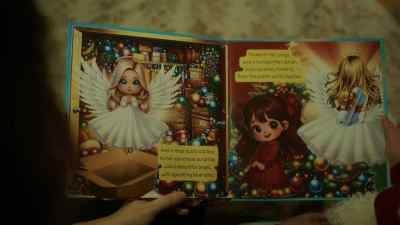 -...wondrous surprise,
was a beautiful angel - A Novel Christmas