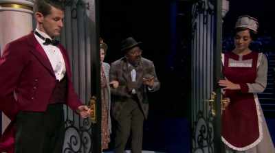 Won't you please come in,
Mr. and Mrs. Mudge. - Annie Live!