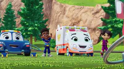 -Woo-hoo!
-[cheering] - Firebuds