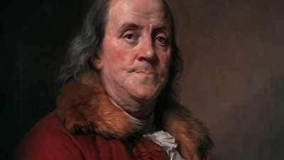 Wood: Of the major leaders, - Benjamin Franklin