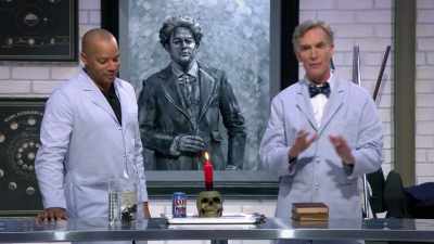 Wood, even when it's on fire,
doesn't conduct heat that well. - Bill Nye Saves the World