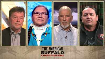 WOODRUFF: Well, that is a
perfect point at which to turn - The American Buffalo