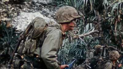 Word gets back to the fleet
-- there is no one to fight. - The Pacific War in Color