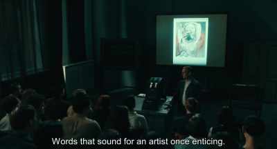 Words that sound
appealing to an artist.
. - Never Look Away