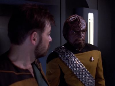 - Worf to Enterprise. Two to beam up.
- Stand by. - Star Trek: The Next Generation
