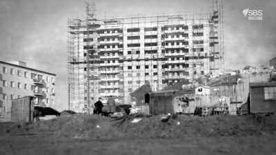 Work began on Moss Heights in 1950 - Scotland from the Sky
