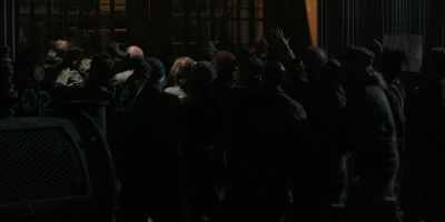 -[workers clamoring]
-[Norma Rae] We want fair wages! - A Series of Unfortunate Events