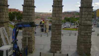 Working on this huge, historic monument
is an immense responsibility. - Europe From Above