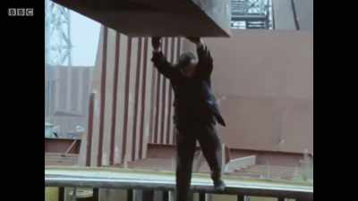 Working on the Clyde was hugely
intimidating to a boy. - Billy Connolly: Made in Scotland