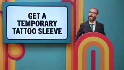 - Would you get a temporary tattoo sleeve? - Game Changer