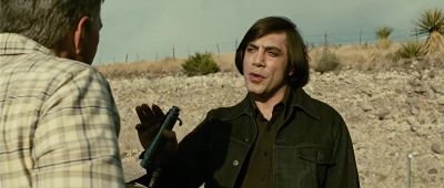 Would you hold still please sir - No Country for Old Men