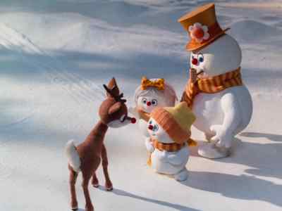 Would you light up your nose
for us, Uncle Rudolph? - Rudolph and Frosty's Christmas in July
