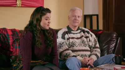 - Would you like to come in?
- S... sure. - The Christmas Listing