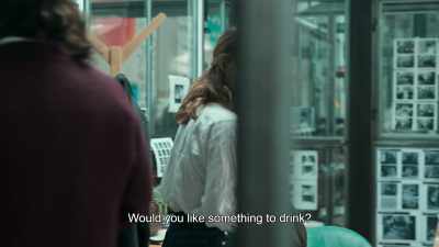 Would you like something to drink? 
Coffee, maybe? - Irma Vep