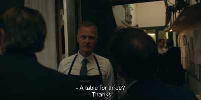 - Would you like to start with a drink?
- Well... - Another Round