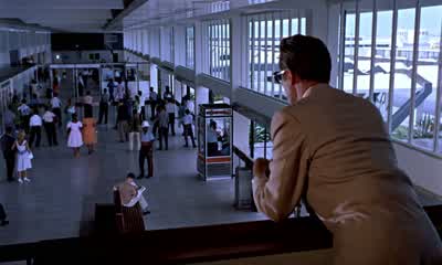 Would passengers please go to terminal four? - Dr  No