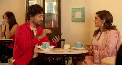 -Would you please type? I'm slow.
-Okay. - Qarib Qarib Singlle