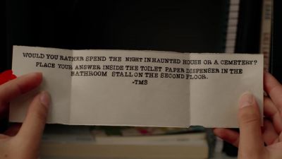"Would you rather spend the night in a haunted house - Are You Afraid of the Dark?