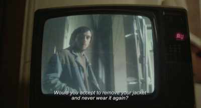 *- Would you take off your jacket
and not wear it anymore? - Deerskin