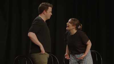 Wouldn't I?
(audience laughing) - Bigger! With Brennan & Izzy