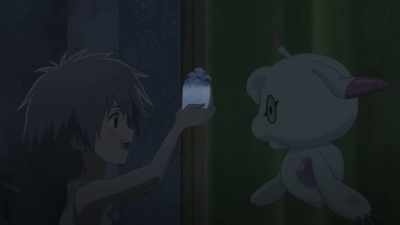 Wow, a cake!
That is one cold cake! - Digimon Adventure 02: The Beginning