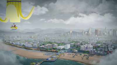 Wow! All that rain
made it from Hawaii to California. - The Magic School Bus Rides Again: The Frizz Connection