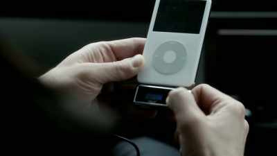 Wow! And now it'll just play
whatever's on your iPod. - The Widower