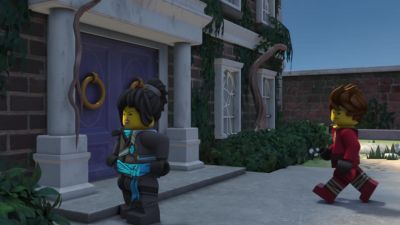 Wow. Anyone can just walk up
to the front door? - Ninjago: Masters of Spinjitzu
