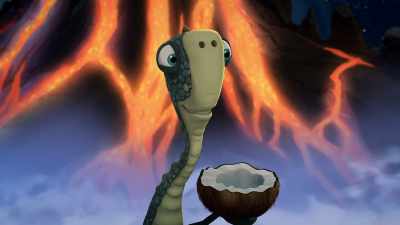 Wow, Bill, I never knew first coconuts
could be so interesting! - Gigantosaurus