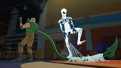 - Wow, you did it.
- [gasps] - Your Friendly Neighborhood Spider-Man