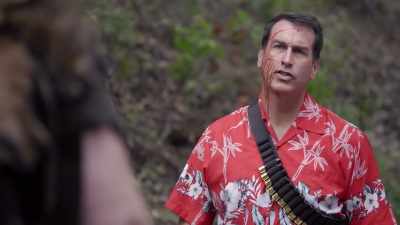 Wow, Dirk. -(explosion) - Rob Riggle's Ski Master Academy
