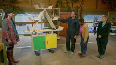 Wow. Do you know, I think it's
actually better than the drawing! - Handmade: Britain's Best Woodworker