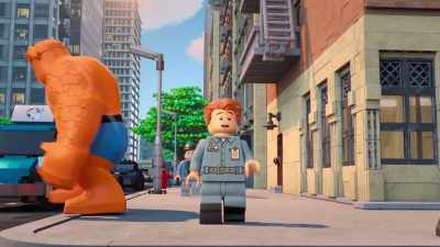 Wow. Game night with Gambit and the Thing.
Can you imagine? [grunts] - LEGO Marvel Avengers: Mission Demolition