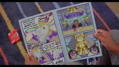 Wow, they got Kate's
hair perfectly. - Ryan's World the Movie: Titan Universe Adventure