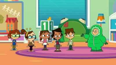 - Wow! He's almost as excited
about decorating - Total DramaRama