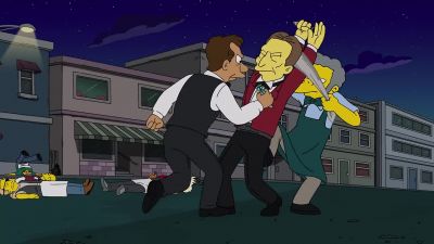 Wow. He's like a ninja
with that crotch rag. - The Simpsons