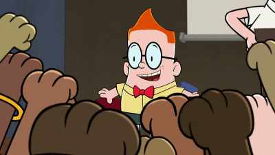 - Wow! I finally started a chant.
- Hall-no-ween! Hall-no-ween! - The Spooky Tale of Captain Underpants Hack-a-ween