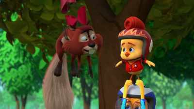 Wow. I guess a jiffy
means "really fast," huh? - The Chicken Squad