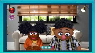 - Wow, I know exactly where
we could put a chalk drawing. - The Power of We: A Sesame Street Special