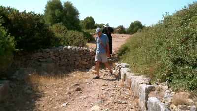 Wow. I'm walking on
a 3,000-plus-year-old road. - Raiders of the Lost Past with Janina Ramirez