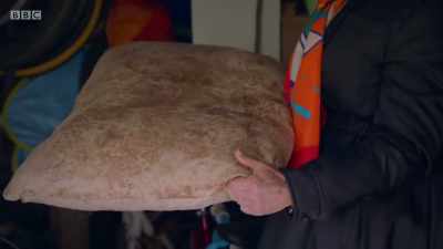 Wow, this is the actual cushions
that my mum - My Family, The Holocaust And Me