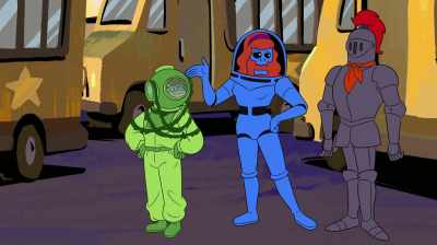 Wow,
look at us. We did it. - Trick or Treat Scooby-Doo!