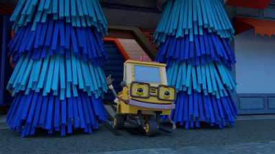 -Wow!
-[Mayor chuckles] - Mighty Monsterwheelies