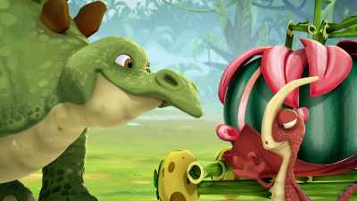 Wow, Rocky, that was super brave! - Gigantosaurus