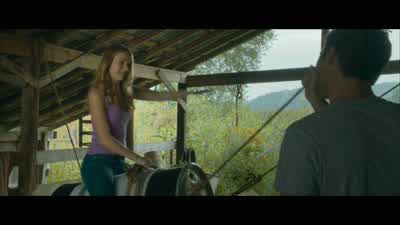 Wow! There's nothing to it. Yeah, some bulls are nice like that. This is... Yeah, okay. Excuse us, s - The Longest Ride