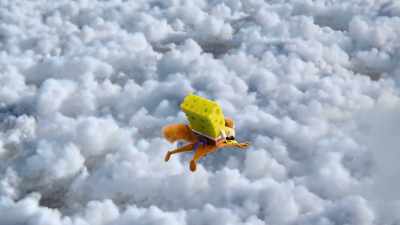 Wow! Sandy, you never told me
you were a flying squirrel! - Saving Bikini Bottom: The Sandy Cheeks Movie
